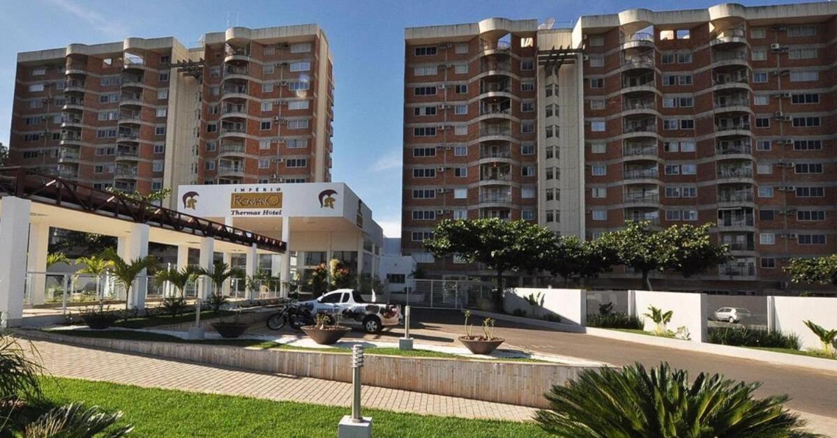 Apartamento Imperio Romano - 2 Quartos, 24Hs Piscina Caldas Novas Exteriör bild